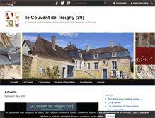 Tablet Screenshot of lecouventdetreigny.com
